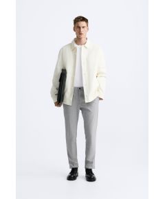 Zara Узкие брюки с разрезом slim fit comfort , Цвет: Серый, Размер: S