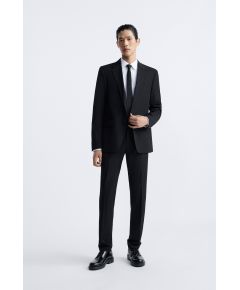 Zara   slim fit suit trousers , Цвет: Черный, Размер: EU 36 (US 29)