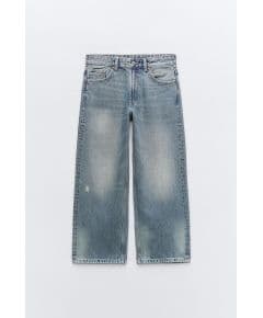 Zara   trf relaxed fit mid-rise jeans , Цвет: Синий, Размер: 36