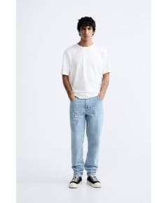 Zara   slim-fit comfort jeans , Цвет: Синий, Размер: EU 38 (US 30)