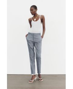 Zara Брюки с завышенной талией jogger-waist , Цвет: Синий, Размер: XS