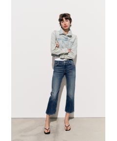 Zara Куртка trf denim jacket , Цвет: Синий, Размер: XS