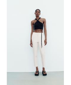 Zara Брюки jogger-waist , Цвет: Бежевый, Размер: XS