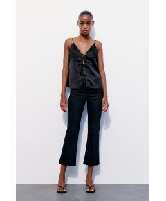 Zara   мини брюки с расширением , Цвет: Черный, Размер: XS