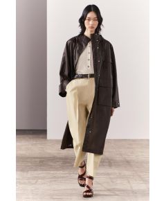 Zara Коллекция zw collection long jacket , Цвет: Оранжевый, Размер: M-L