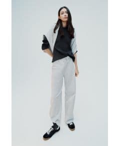 Zara  clean interlock plush straight-leg trousers , Цвет: Серый, Размер: S