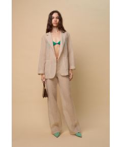 Zara Эксклюзивные брюки с текстурой , Цвет: Коричневый, Размер: XS