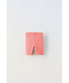 Zara Рифленые велосипедные шорты , Цвет: Оранжевый, Размер: 1½ лет (86 см)