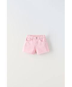 Zara   mom fit bermuda shorts , Цвет: Розовый, Размер: 1½ лет (86 см)