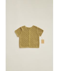 Zara Timelesz - открытый кардиган с переплетом , Цвет: Зеленый, Размер: 1½ лет (86 см)