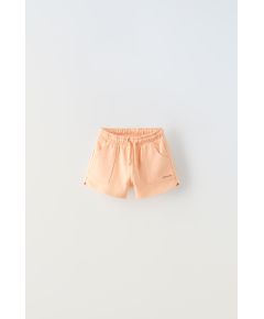 Zara Шорты из мягкого джерси с карманами , Цвет: Оранжевый, Размер: 1½ лет (86 см)