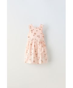 Zara Платье с карманами в контрастном стиле , Цвет: Оранжевый, Размер: 1½ лет (86 см)