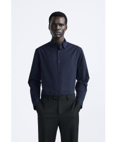 Zara Рубашка stretch shirt , Цвет: Синий, Размер: S (US S)