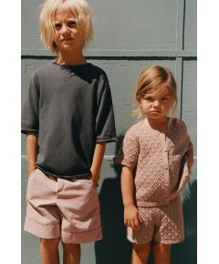 Zara Timelesz - открытый кардиган со стручком , Цвет: Розовый, Размер: 1½ лет (86 см)