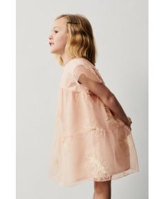 Zara Платье из цветочного тюля , Цвет: Розовый, Размер: 1½ лет (86 см)