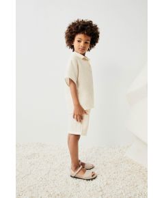 Zara Миноркие сандали из кожи , Цвет: Бежевый, Размер: 21 (12,9 см)