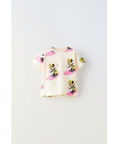 Zara Футболка с круглым вырезом и короткими рукавами, Цвет: multicolor, Размер: 1½ лет (86 см)