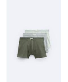 Zara Многократный pack of 3 soft boxers , Цвет: С принтом, Размер: M