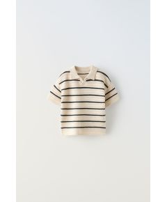 Zara Поло из текстурированной полосатой ткани , Цвет: multicolor, Размер: 1½ лет (86 см)