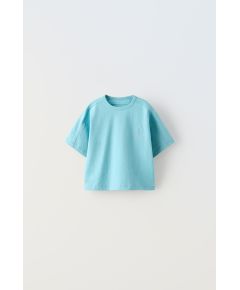 Zara Футболка с вышивкой , Цвет: Синий, Размер: 1½ лет (86 см)