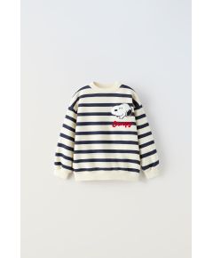 Zara   полосатый свитшот снуппи peanuts™ , Цвет: multicolor, Размер: 1½ лет (86 см)