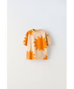 Zara Футболка sun t-shirt , Цвет: Оранжевый, Размер: 1½ лет (86 см)