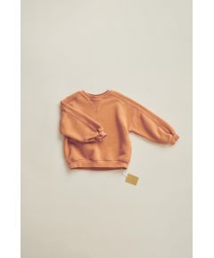 Zara Timelesz- свитшот с контрастными стежками , Цвет: Оранжевый, Размер: 1½ лет (86 см)