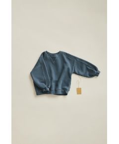 Zara Timelesz- толстовка с контрастными стежками , Цвет: Синий, Размер: 1½ лет (86 см)