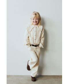 Zara Брюки с разделителем twill , Цвет: Бежевый, Размер: 1½ лет (86 см)