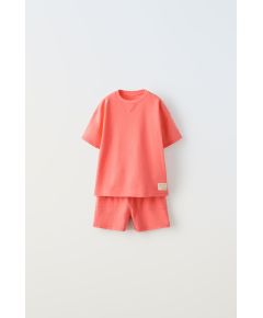 Zara  секцию 2-6 лет/ одноцветный комплект с этикеткой , Цвет: Оранжевый, Размер: 2 лет (92 см)