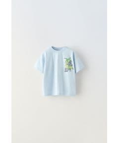 Zara Футболка для серфинга с рисунком акулы , Цвет: Синий, Размер: 1½ лет (86 см)