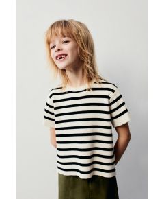 Zara Трикотажная полосатая майка , Цвет: multicolor, Размер: 1½ лет (86 см)