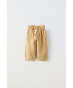 Zara Брюки из льняной смеси , Цвет: Бежевый, Размер: 1½ лет (86 см)