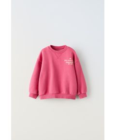 Zara Толстовка с вышивкой исла-белла , Цвет: Розовый, Размер: 1½ лет (86 см)