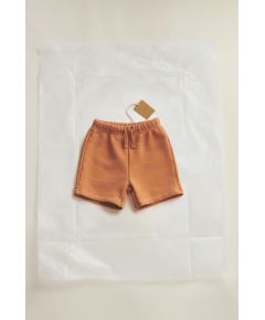 Zara Timelesz - бермуды с контрастной отстрочкой , Цвет: Оранжевый, Размер: 1½ лет (86 см)