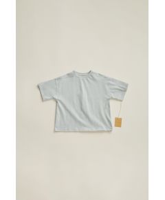 Zara Timelesz – футболка из хлопка с низкими плечами , Цвет: Синий, Размер: 1½ лет (86 см)