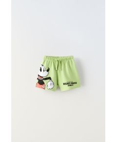 Zara Микки маус © disney плюшевые бермуды , Цвет: Зеленый, Размер: 1½ лет (86 см)