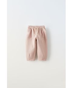 Zara Брюки с контрастными деталями , Цвет: Розовый, Размер: 1½ лет (86 см)