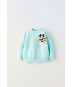 Zara Свитшот mickey mouse © disney , Цвет: Синий, Размер: 1½ лет (86 см)