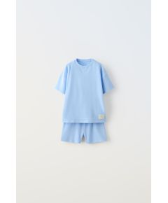 Zara Сохрани  2-6 лет/ простой комплект с этикеткой , Цвет: Синий, Размер: 2 лет (92 см)