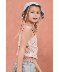 Zara Вязаная шапка из ограниченной коллекции , Цвет: Синий, Размер: 6-9 лет (54 см)