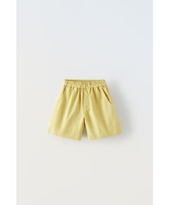 Zara Бермуды из поплина с эластичным поясом, Цвет: Зеленый, Размер: 1½ лет (86 см)