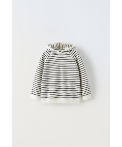 Zara Свитер с капюшоном из полосатого трикотажа , Цвет: multicolor, Размер: 1½ лет (86 см)