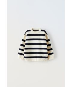 Zara   - полосатый трикотажный свитер , Цвет: multicolor, Размер: 1½ лет (86 см)