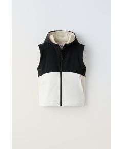 Zara Colour block hooded gilet , Цвет: multicolor, Размер: 6-7 лет (120 см)