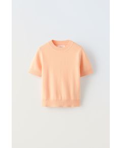 Zara Вязаная футболка , Цвет: Оранжевый, Размер: 6-7 лет (120 см)