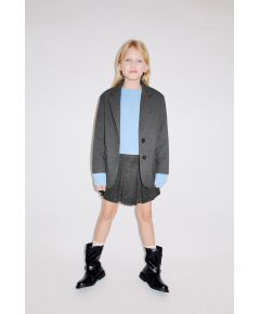 Zara Мягкий пиджак из мягкой ткани , Цвет: Серый, Размер: 6-7 лет (120 см)