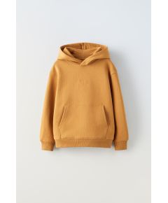 Zara Толстовка с вышивкой true neutrals , Цвет: Оранжевый, Размер: 6-7 лет (120 см)