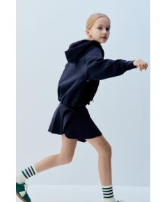 Zara   pleated bermuda skort , Цвет: Синий, Размер: 6 лет (116 см)