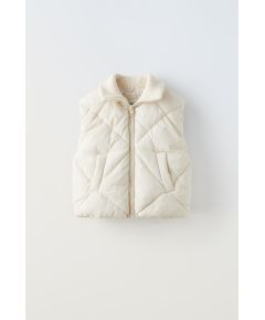 Zara Куртка коллекции snow collection с утепленным жилетом , Цвет: Белый, Размер: 6-7 лет (120 см)